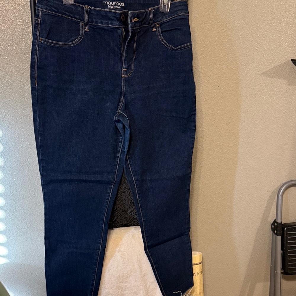 Maurices Women's Deep Indigo Skinny Jeans